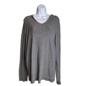 Hannes Roether‎ Womens Long Sleeve Knit Sweater Sz XL Euro Preppy Coastal Cotton